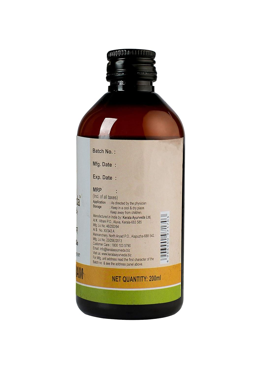 Kerala Ayurveda Eladi Keram 200 Ml 3 71pJDpgGm1L. SL1500