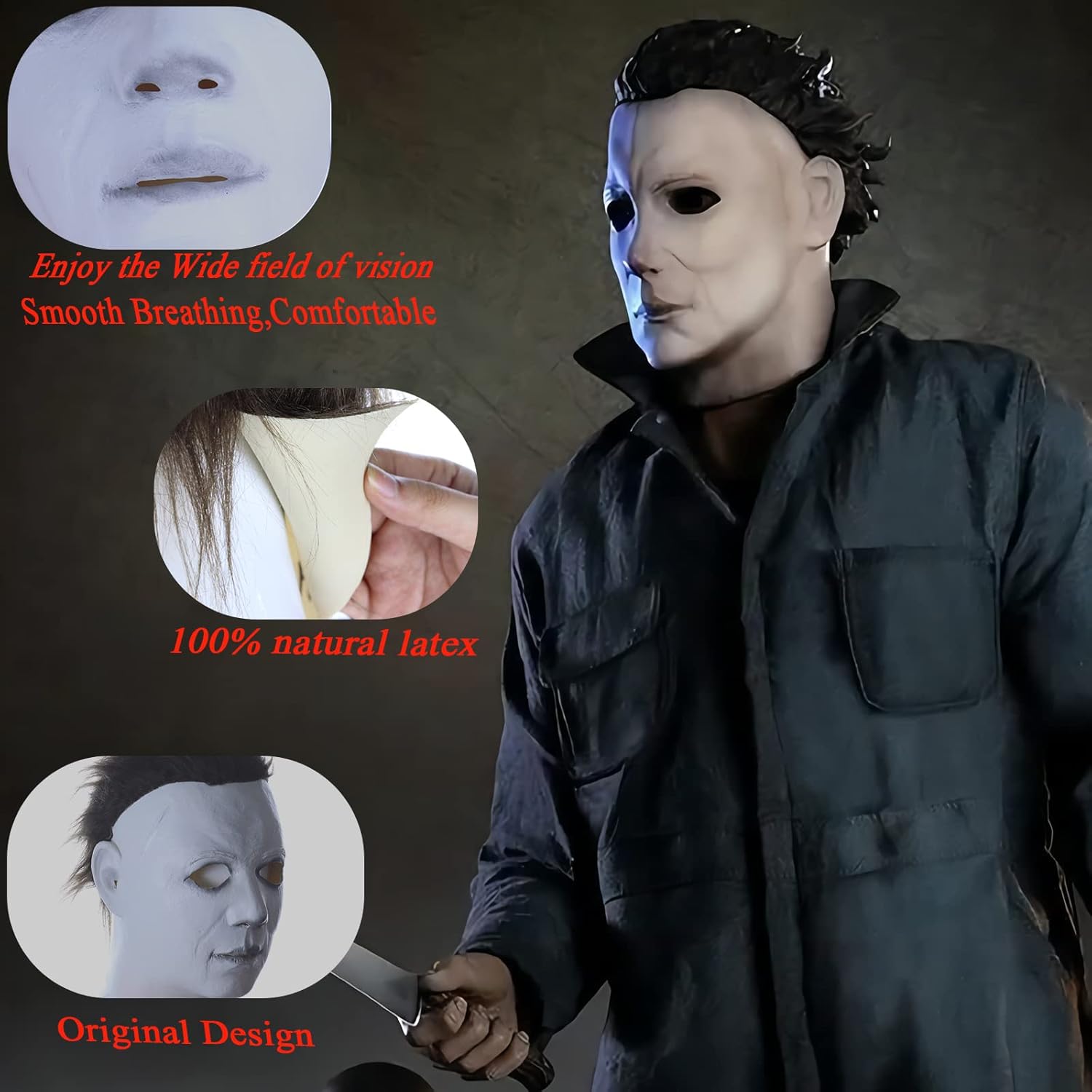 Michael Myers MaskMicheal Myers Masks adultCreepy micheal myers