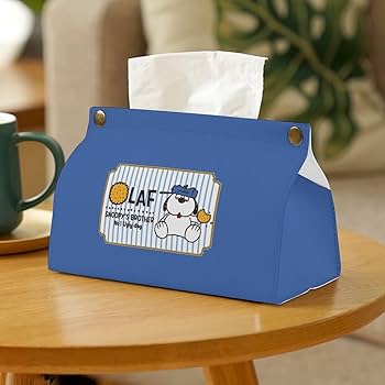 PEANUTS OLAF ティッシュボックスケース　ピーナッツ　オラフ PEANUTS(ピーナッツ)スヌーピー ミニティッシュポーチ付きパス