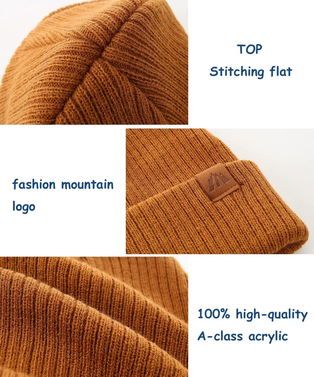 LMLALML Beanie for Toddler Boys Elegant Baby Beanie Knit Winter Hat for Kids