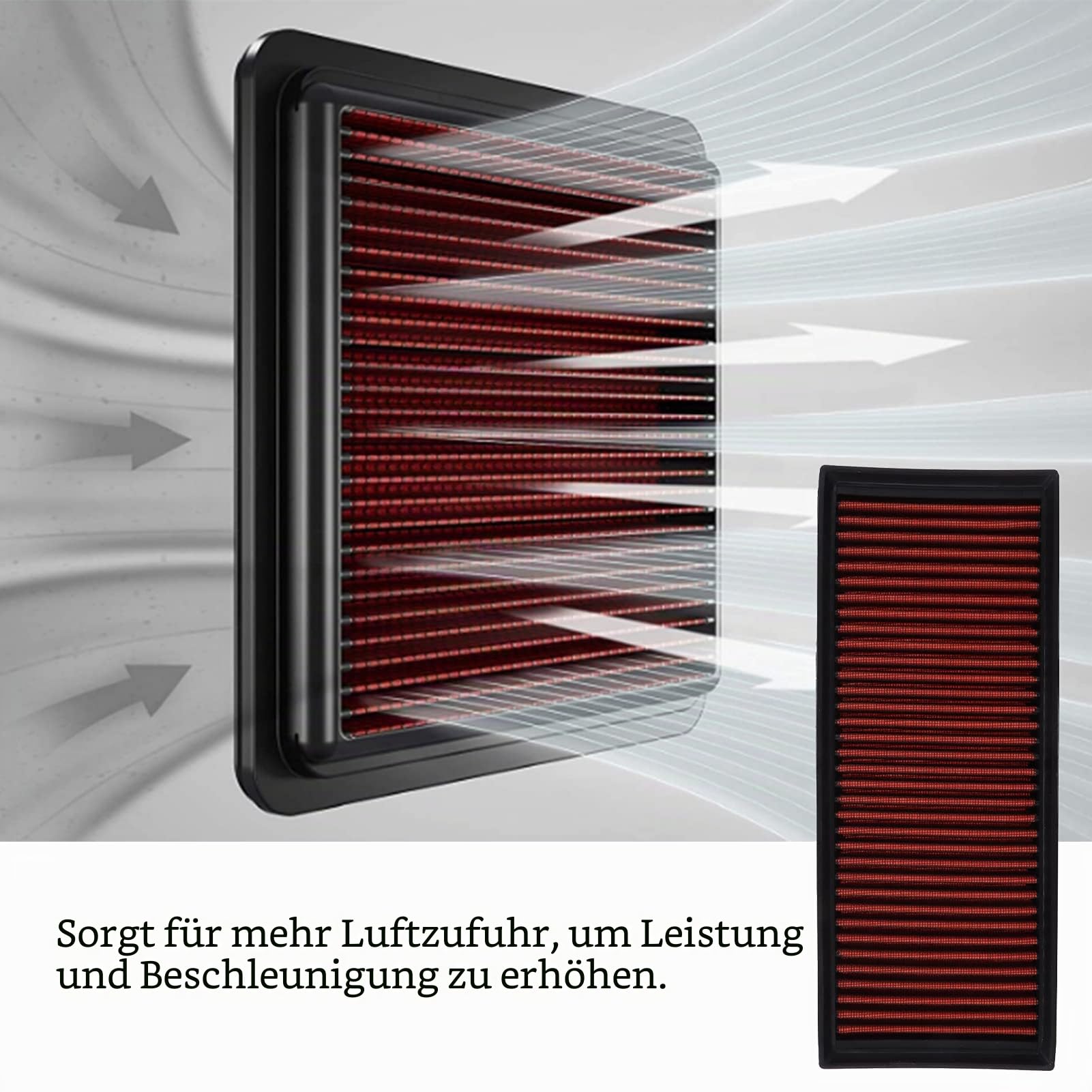 K&N 33-2865 Luftfilter, Waschbar, Wiederverwendbar, Ersatzfilter kompatibel mit A3 Q3 TT Executive, 1K0-129-620D