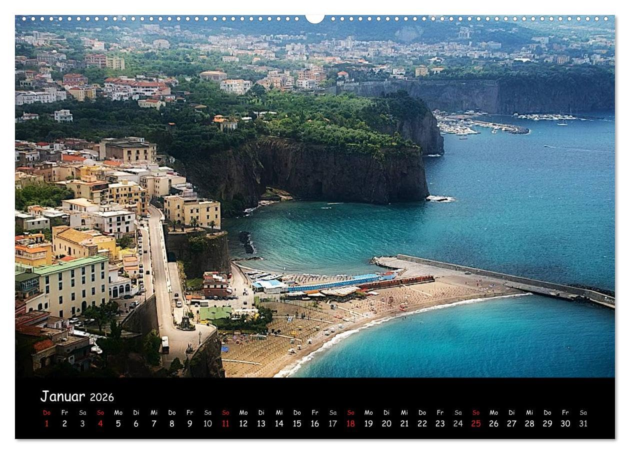 Amalfiküste 2026 (Wandkalender 2026 DIN A2 quer), CALVENDO Monatskalender: Amalfi, Sorrent, Positano - Italien von der schönsten Seite (CALVENDO Orte)