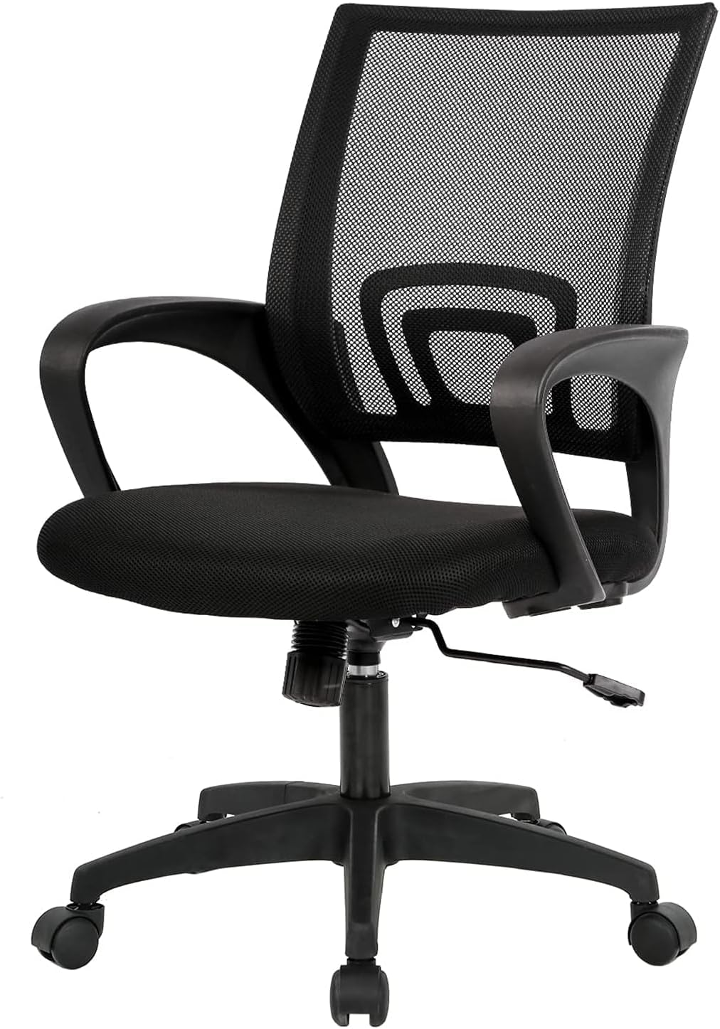 Ultimate Comfort: Ergonomic Mid Back Office Chair with Lumbar Support and Adjustable...