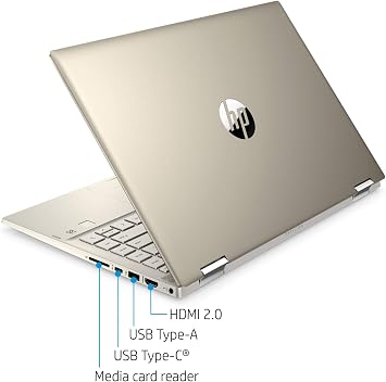 HP 2020 Pavilion x360 14 FHD WLED Touchscreen 2-in-1 Convertible Laptop, Intel Core i5-1035G1 up to 3.6GHz, 8GB DDR4, 256GB SSD, 802.11ac, Bluetooth, Webcam, HDMI, Fingerprint Reader, Windows 10