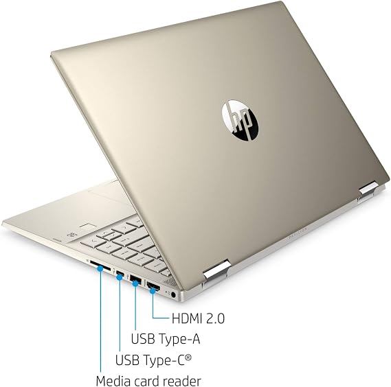 HP 2020 Pavilion x360 14 FHD WLED Touchscreen 2-in-1 Convertible Laptop, Intel Core i5-1035G1 up to 3.6GHz, 8GB DDR4, 256GB SSD, 802.11ac, Bluetooth, Webcam, HDMI, Fingerprint Reader, Windows 10