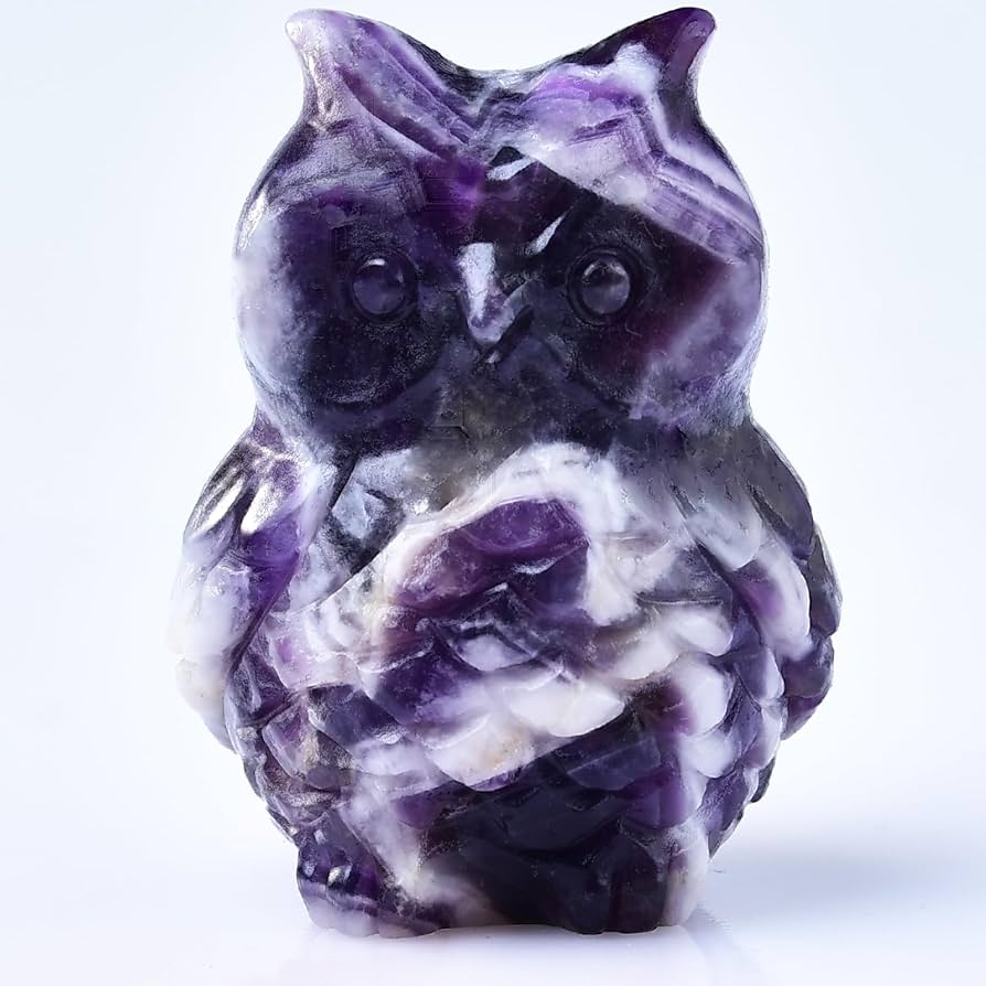 アメジスト フクロウ ふくろう彫刻 梟 置物 オブジェ アメジスト フクロウ ふくろう彫刻 梟 置物 オブジェ