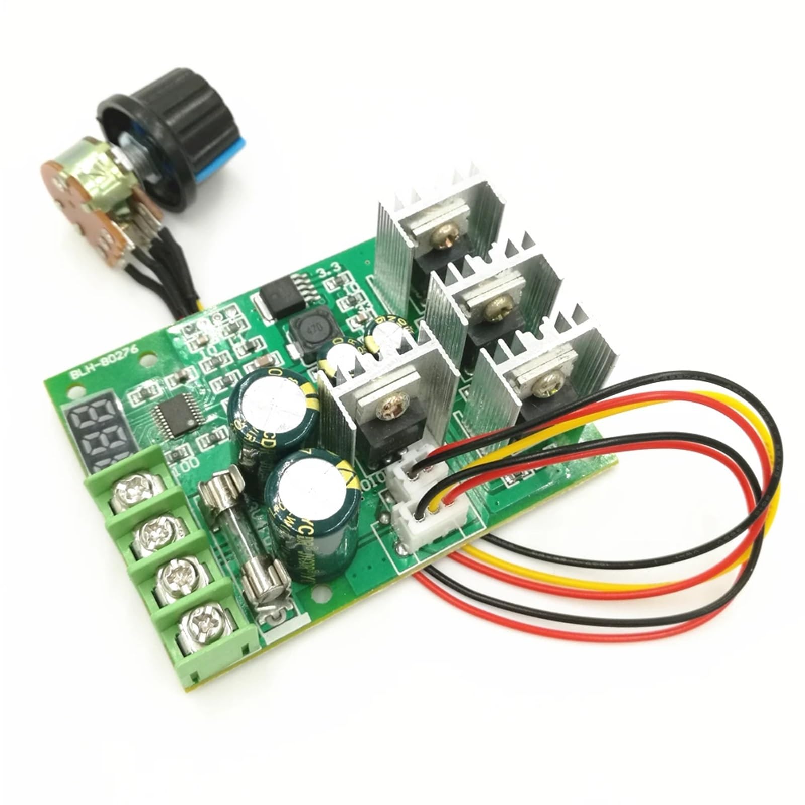 50 unids/lote pantalla Digital PWM DC controlador de velocidad del motor pantalla 0 ~ Módulo de accionamiento ajustable 6V12V24V36V48V60V Max30A (6,8)