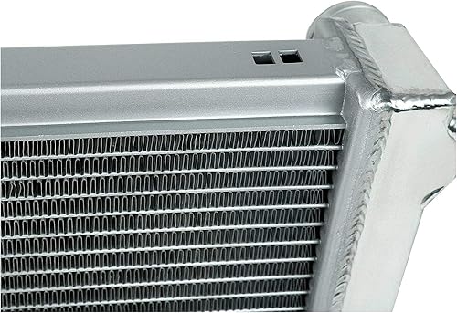 Miniatura 54 de Radiador de aluminio de 3 filas compatible con Toyota Land Cruiser 1958-1984 3.9L 4.2L FJ40 FJ45 Series L6 Entrada superior: 1.50 pulgadas. Salida