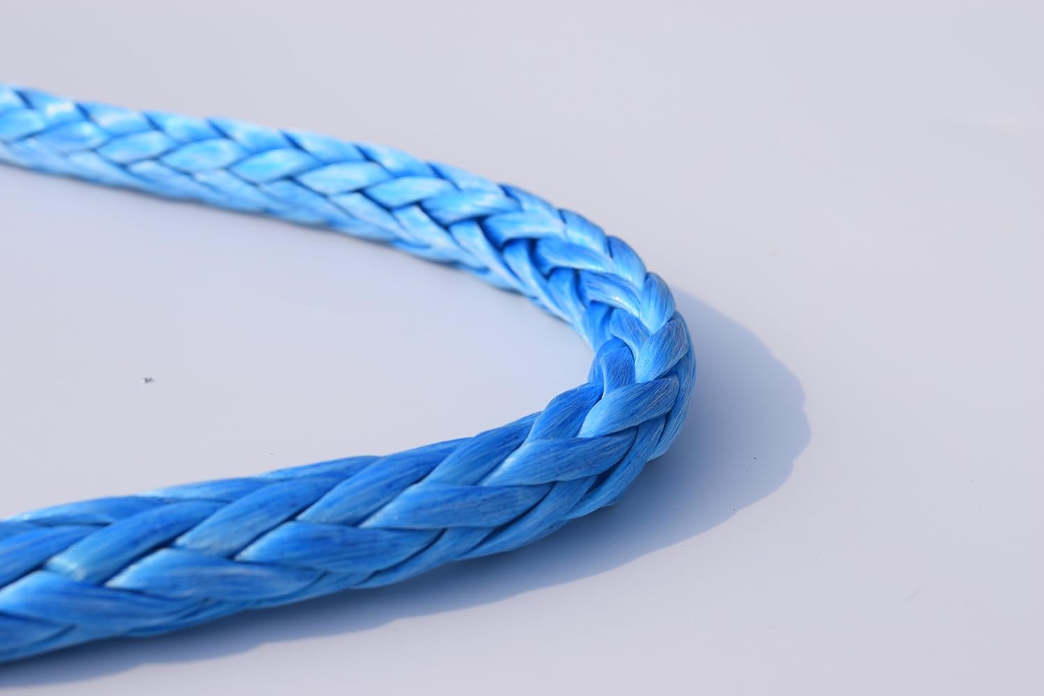 Blue 3/8“*100feet Synthetic Winch Rope,Winch Cable,Winch Line for ATV Truck SUV Electric Winch