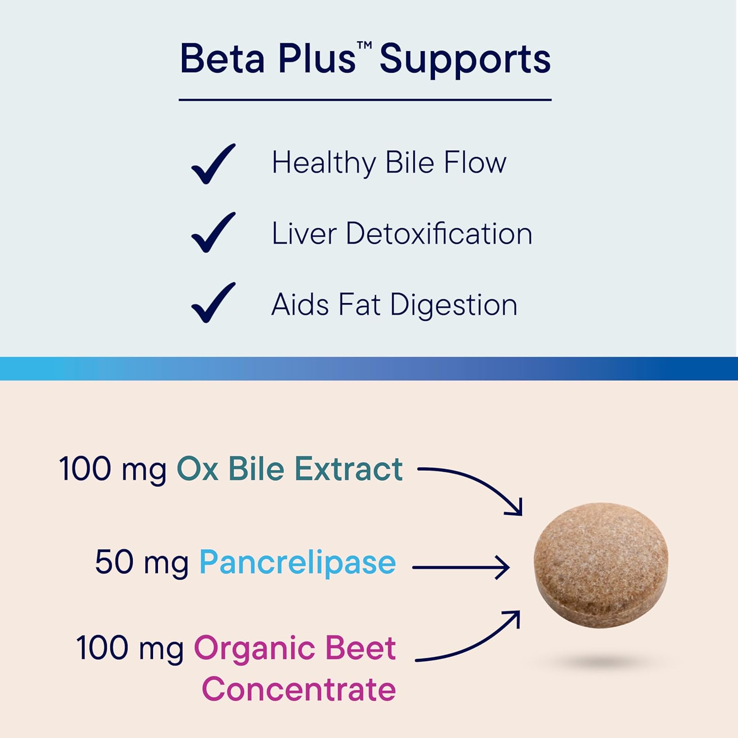 Biotics Research Beta-Plus™ Nutritional Ox Bile Salts Digestive Enzymes Supplement For Bile Production For No Gallbladder-Supports Overall Liver Function, Aids Fat Digestion, Supplies Betaine 180 Tabs