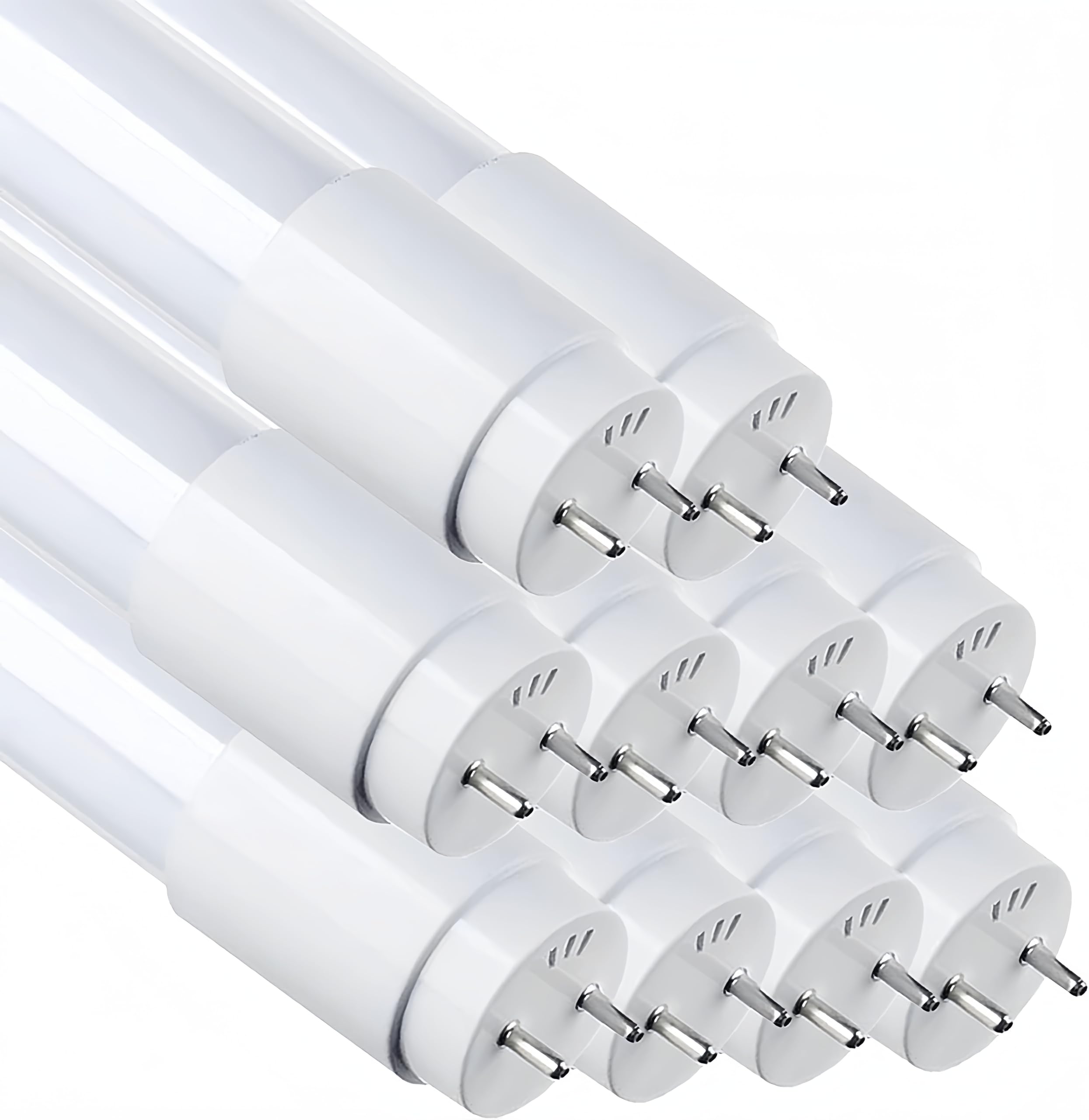 LEDUNI ® Tubo T8 Cristal LED 24W OPAL Conexión Un Lateral Luz Blanco Frío 6000K 150CM 2400LM (Pack 10)