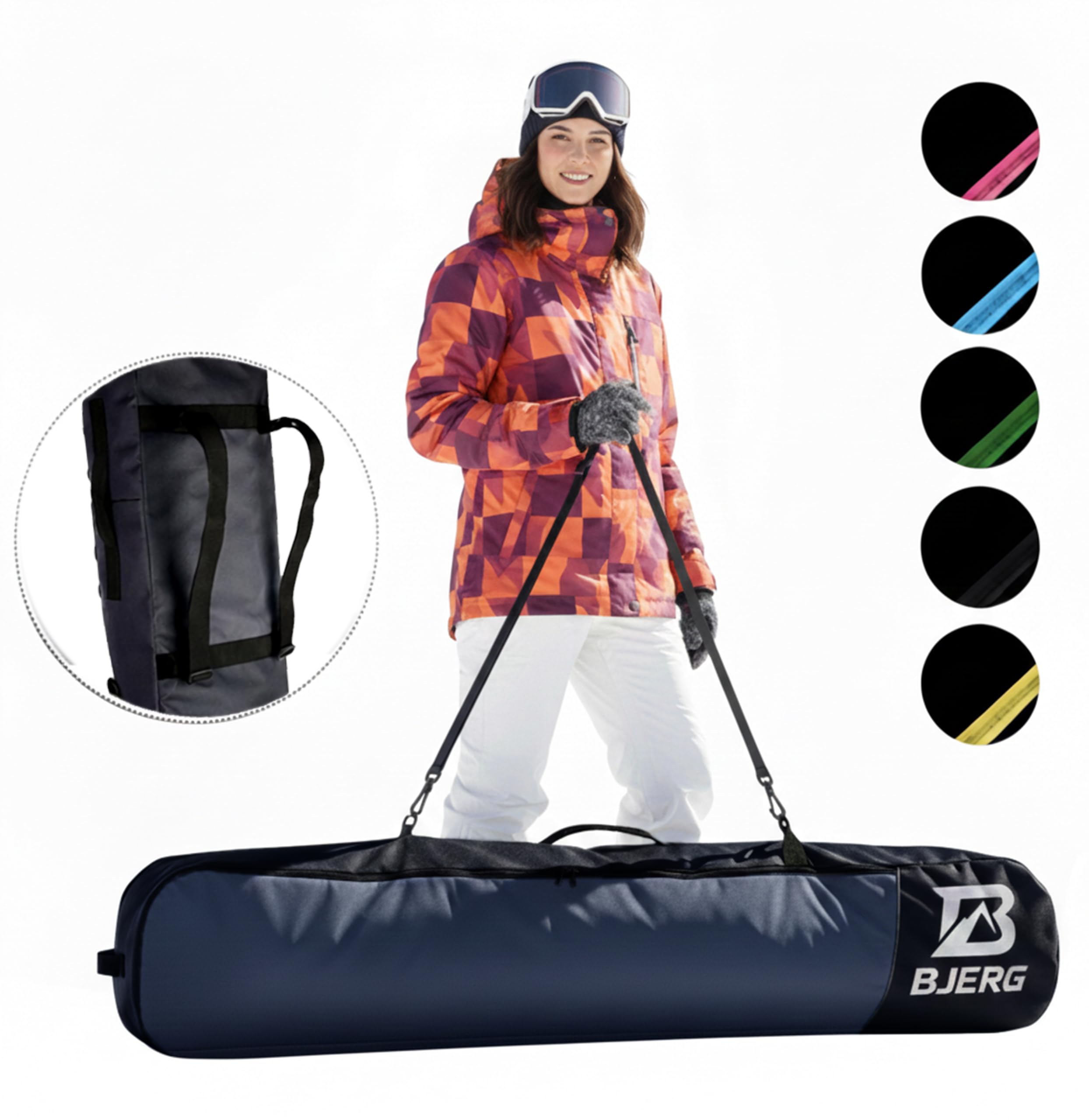 Bjerg Snowboardtasche Snowboard-Tasche Boardbag Snowboard Rucksack Bag Tasche für Snowboard - Made in Europe
