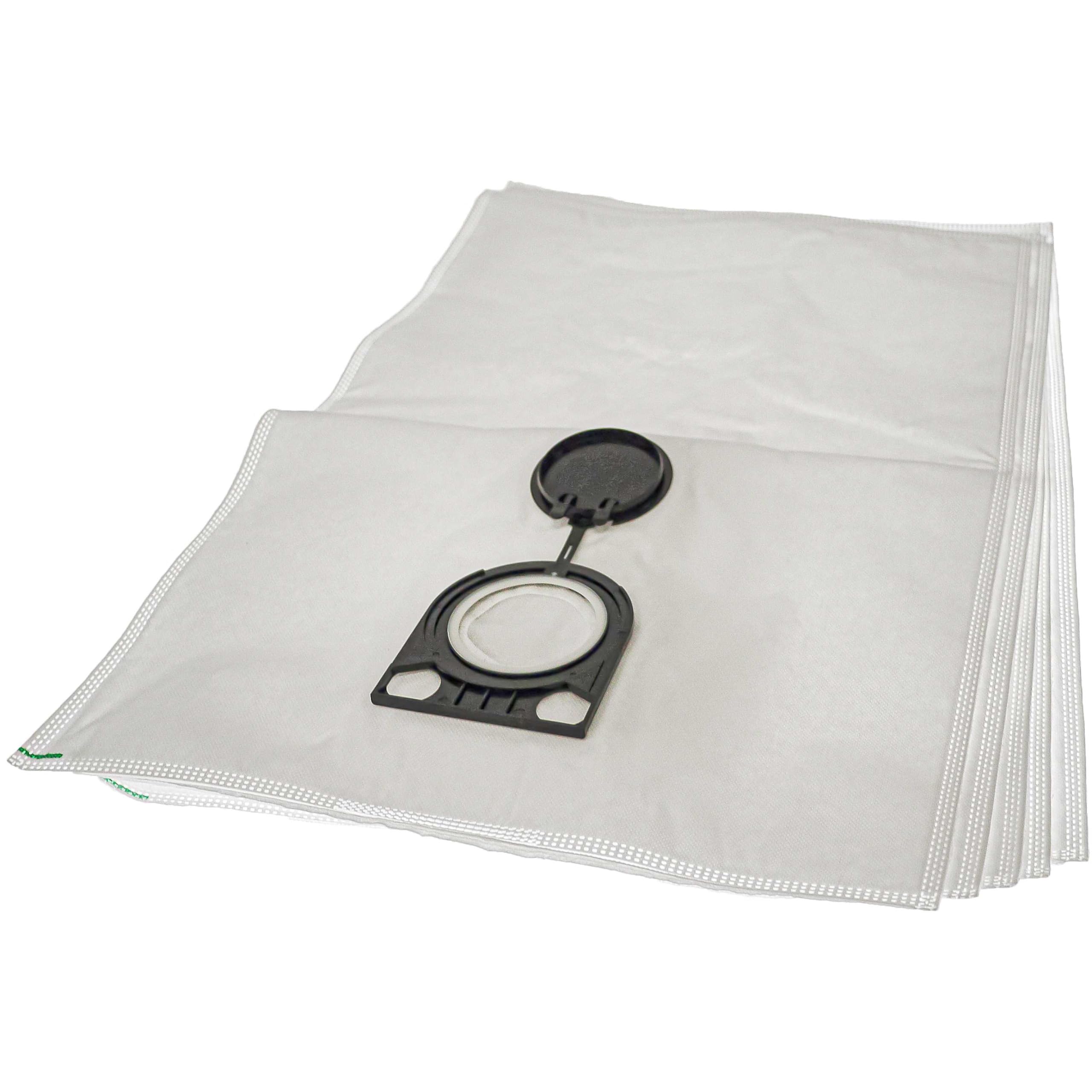vhbw 5x sacchetti compatibile con Metabo ASA 1200, 1202, 32 L aspirapolvere - in microfibra, 75cm x 30cm, bianco