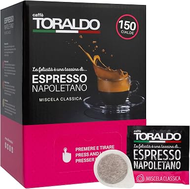 Caffè Toraldo Napoletano Miscela Classica 150 Cialde : Amazon.it:  Alimentari e cura della casa