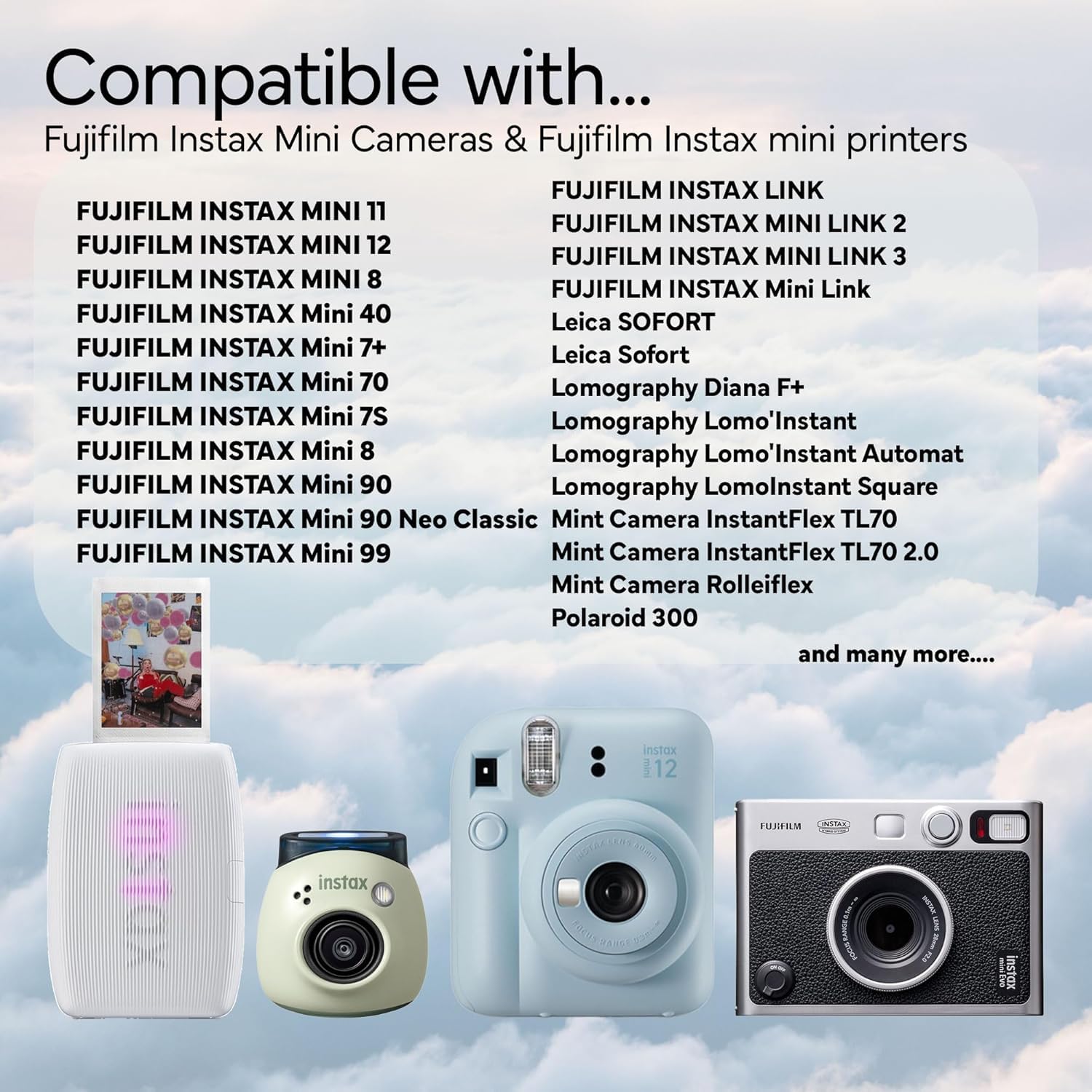 Amazon | Fujifilm Instax Mini インスタントカメラフィルム マルチ