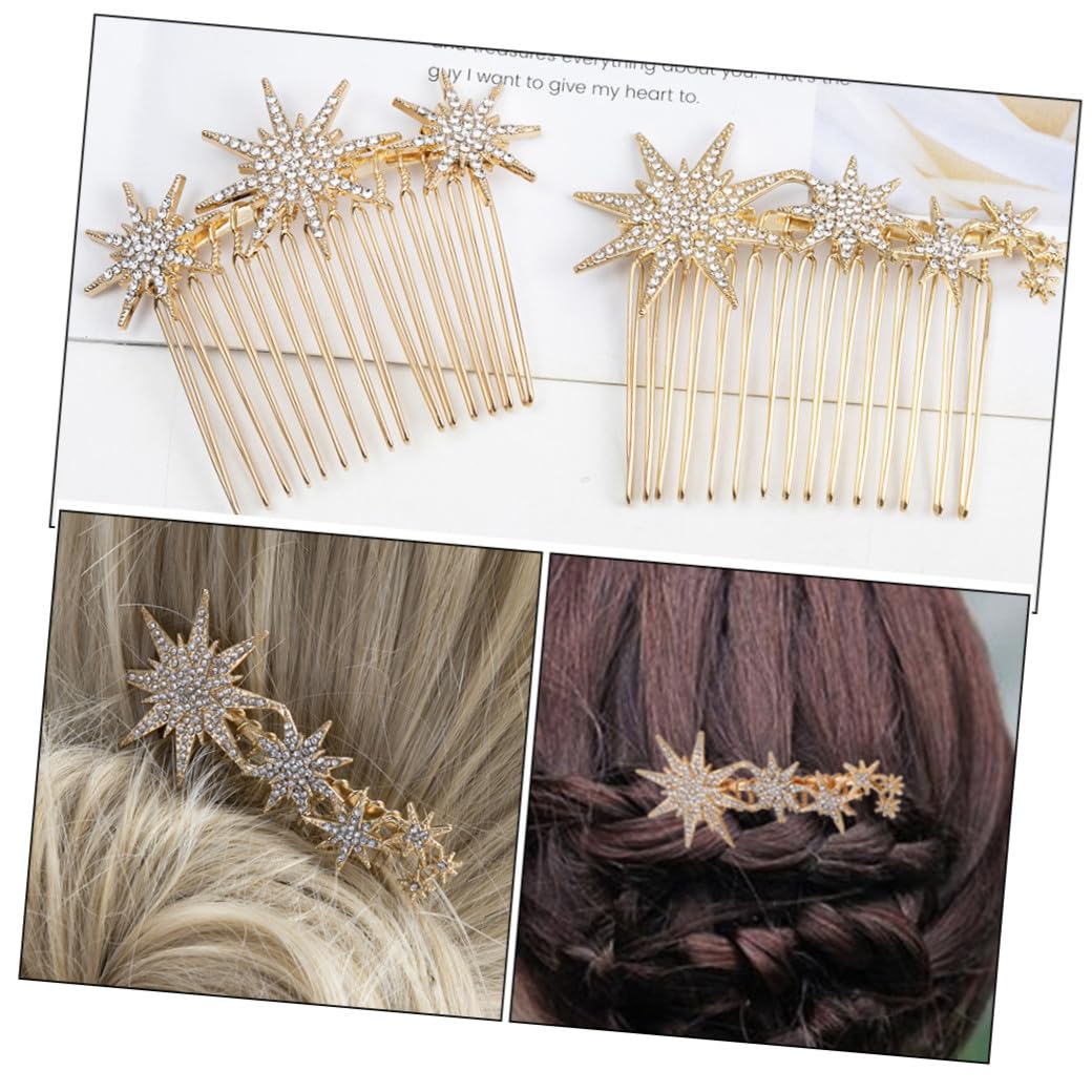 Baluue 10stücke Strass Haarkämme Für Eleganter Haarschmuck Für Hochzeiten Braut Haarnadeln Glänzende Haarclips Für Besondere Anlässe Langlebige Und Einfache Anwendung