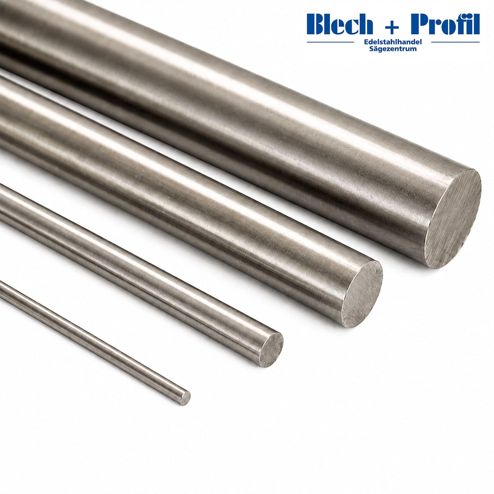Blech + Profil Edelstahl Rundstahl h9 blank korrosionsbeständig 22mm Rundmaterial 1.4305 V2A 100cm Stab Stange
