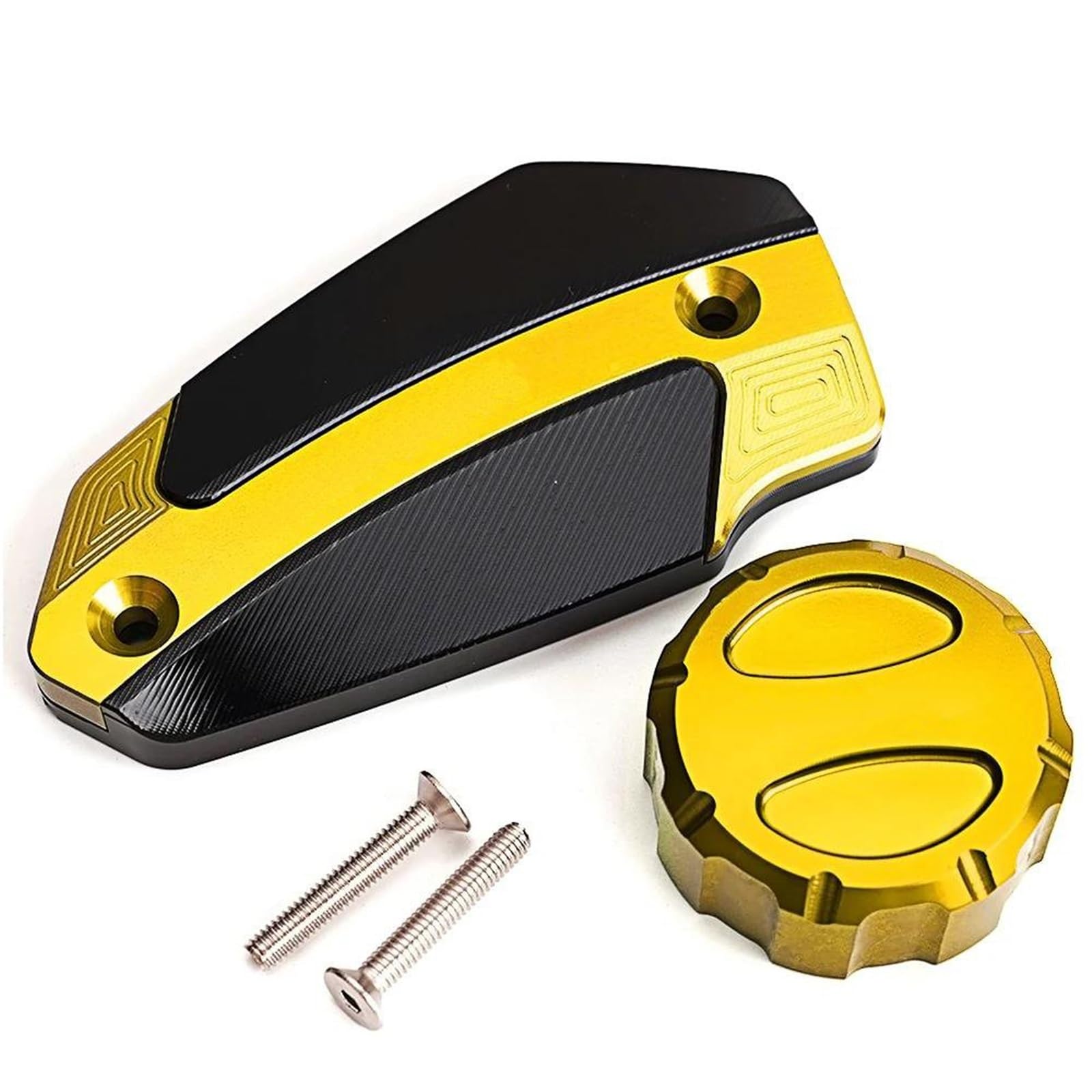 Accessori Per Moto CNC Freno Anteriore E Posteriore Coperchio Serbatoio Carburante Tappo Olio Motore Per Z900 ABS 2017-2025(2pcs-Gold)