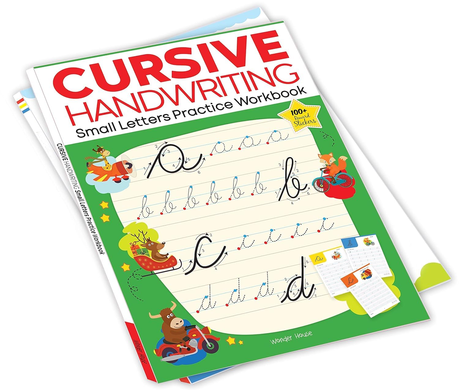 Cursive Handwriting – Small Letters: Practice Workbook | Ages 5–8 Years | Step-By-Step Letter Formation | Tracing Practice |Kids Fine Motor Skills | Premium Paperback | Children | Latest Edition 2