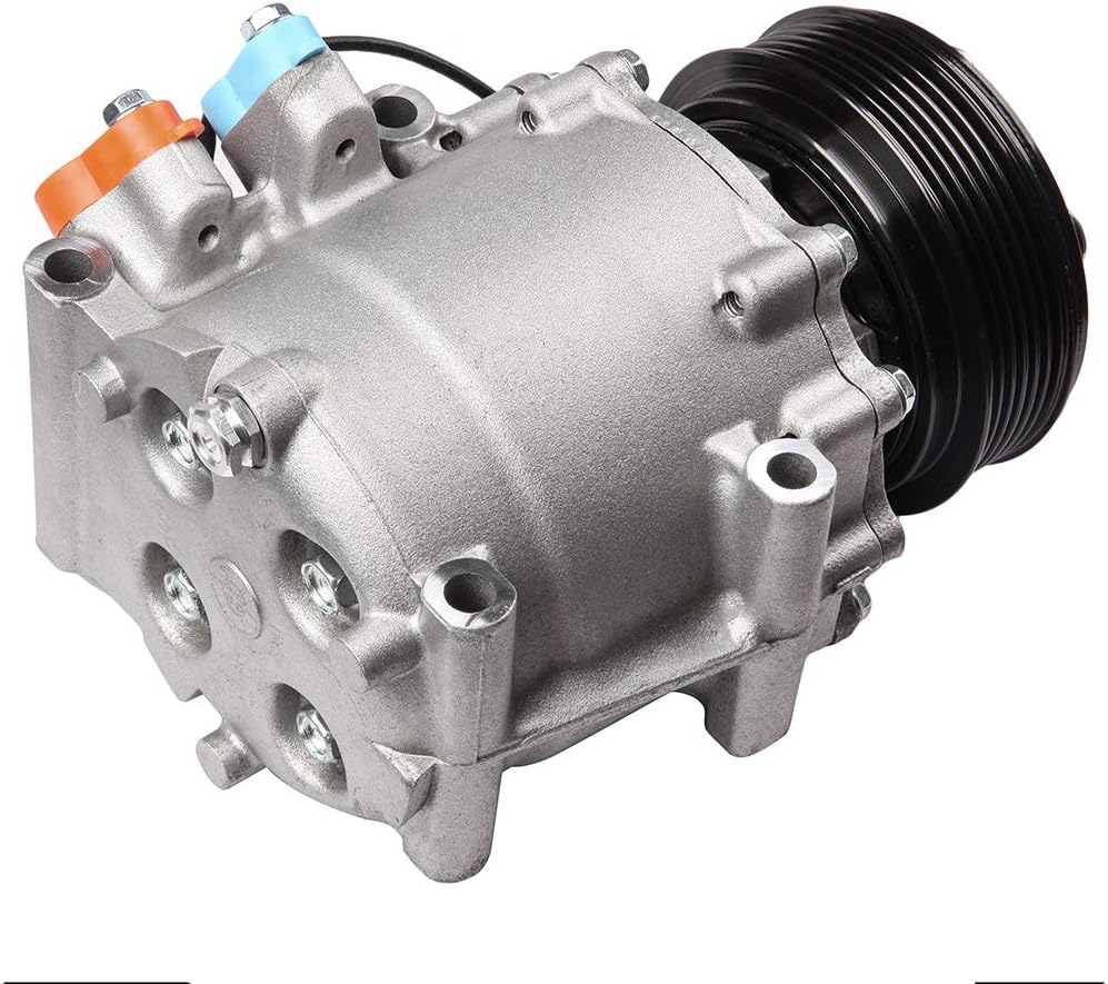 LUJUNTEC 2002-2005 Compatible for Honda Civic AC Compressor and A/C Clutch Strong Cooling