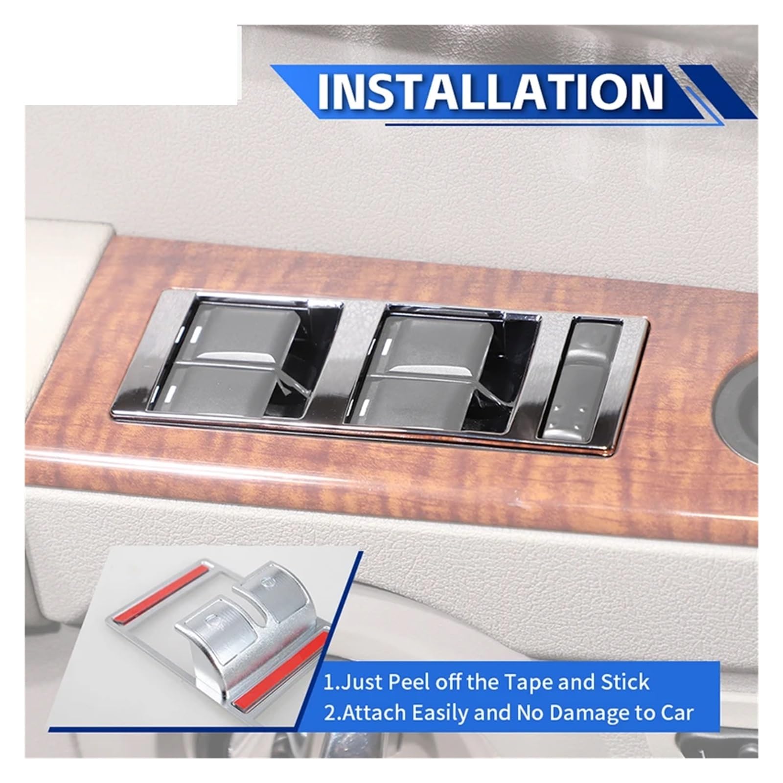 Ozdobna osłona konsoli środkowej dla Jeep Compass/Patriot | Akcesoria samochodowe ABS do wnętrza samochodu(Start Key Socket)