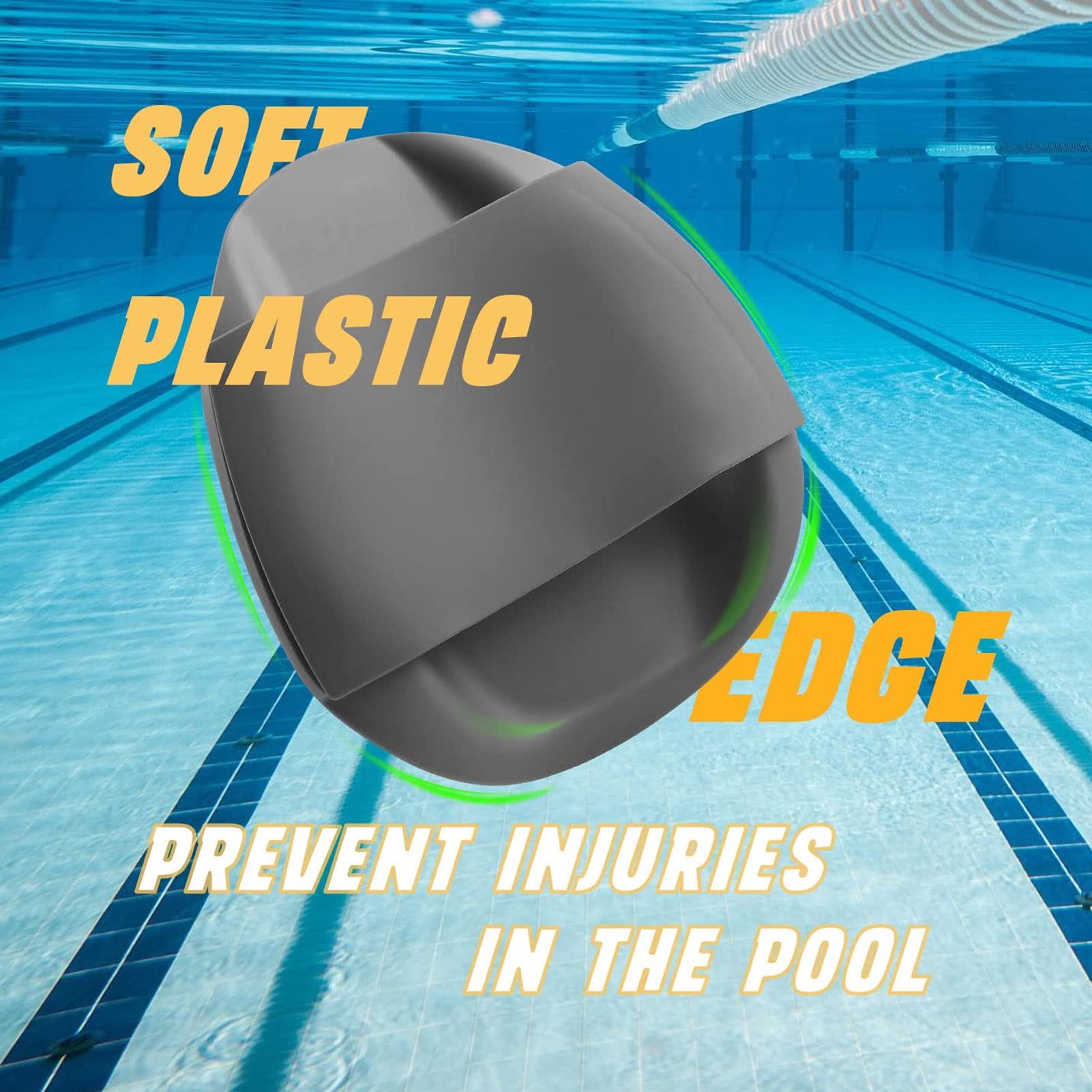 Swimming Paddles Swimming Paddle, Webbed Gloves, Made of Mizucon, Rowing Aid, Improves Swimming Skills, Easy to Put on, Improves Propulsion, Practice Equipment