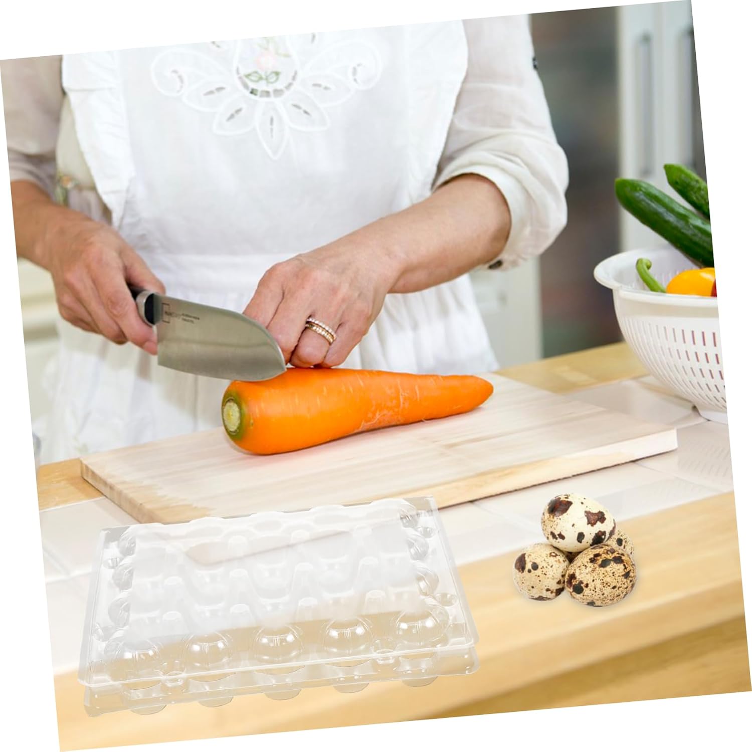 Gadpiparty 20 Grids Quail Egg Tray Egg Storage Containers Cartons Egg Carrier Egg Cartons for Eggs