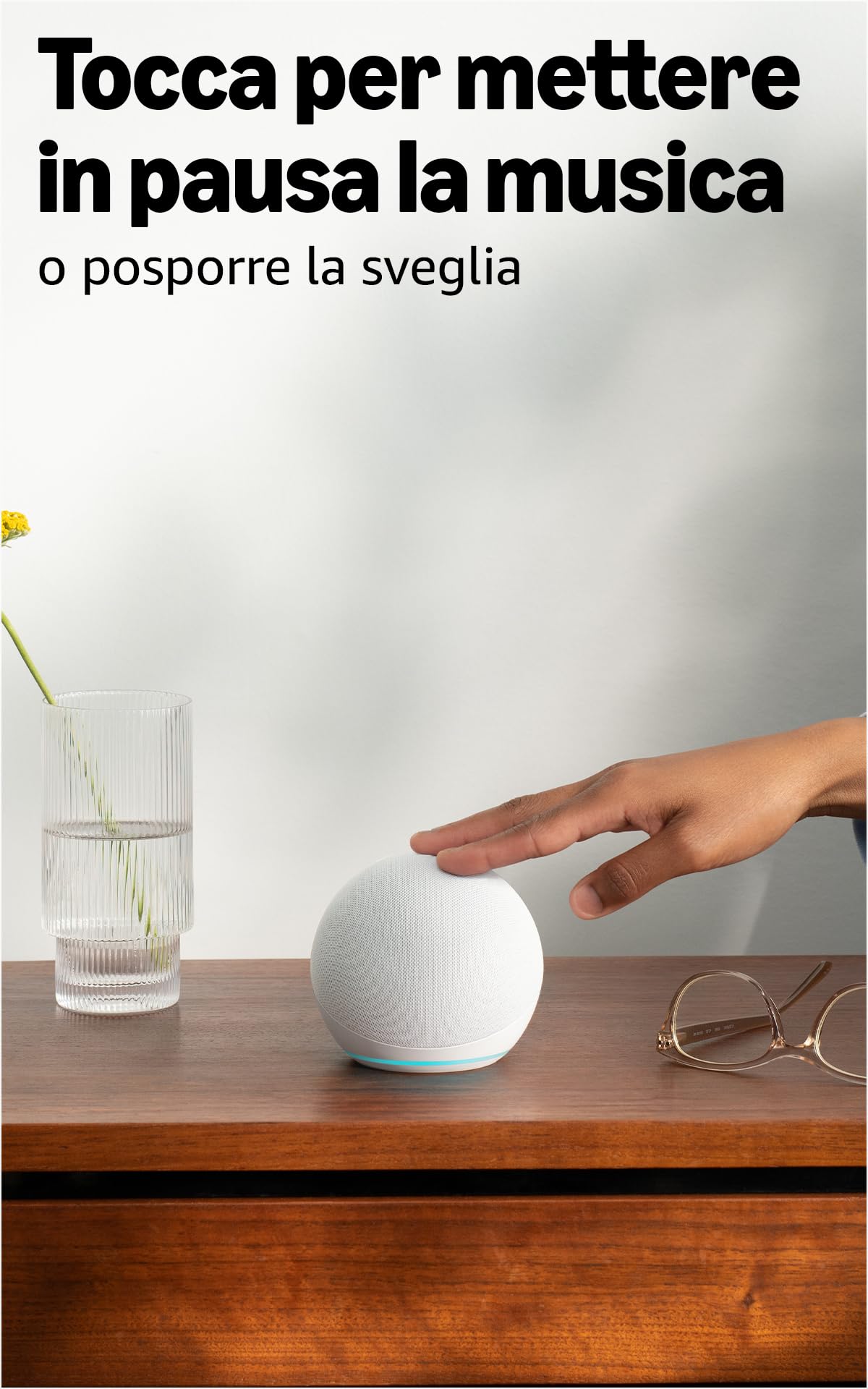 Echo Dot (Ultimo modello) | Altoparlante intelligente Wi-Fi e Bluetooth, suono più potente e dinamico, con Alexa | Antracite