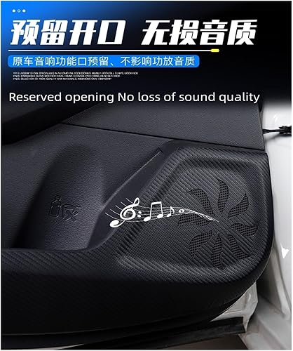 Miniatura 5 de Calcomanías para puerta de automóvil para Nissan X-Trail 2014-2021, anti-patadas, anti-arañazos, impermeable, (color negro)