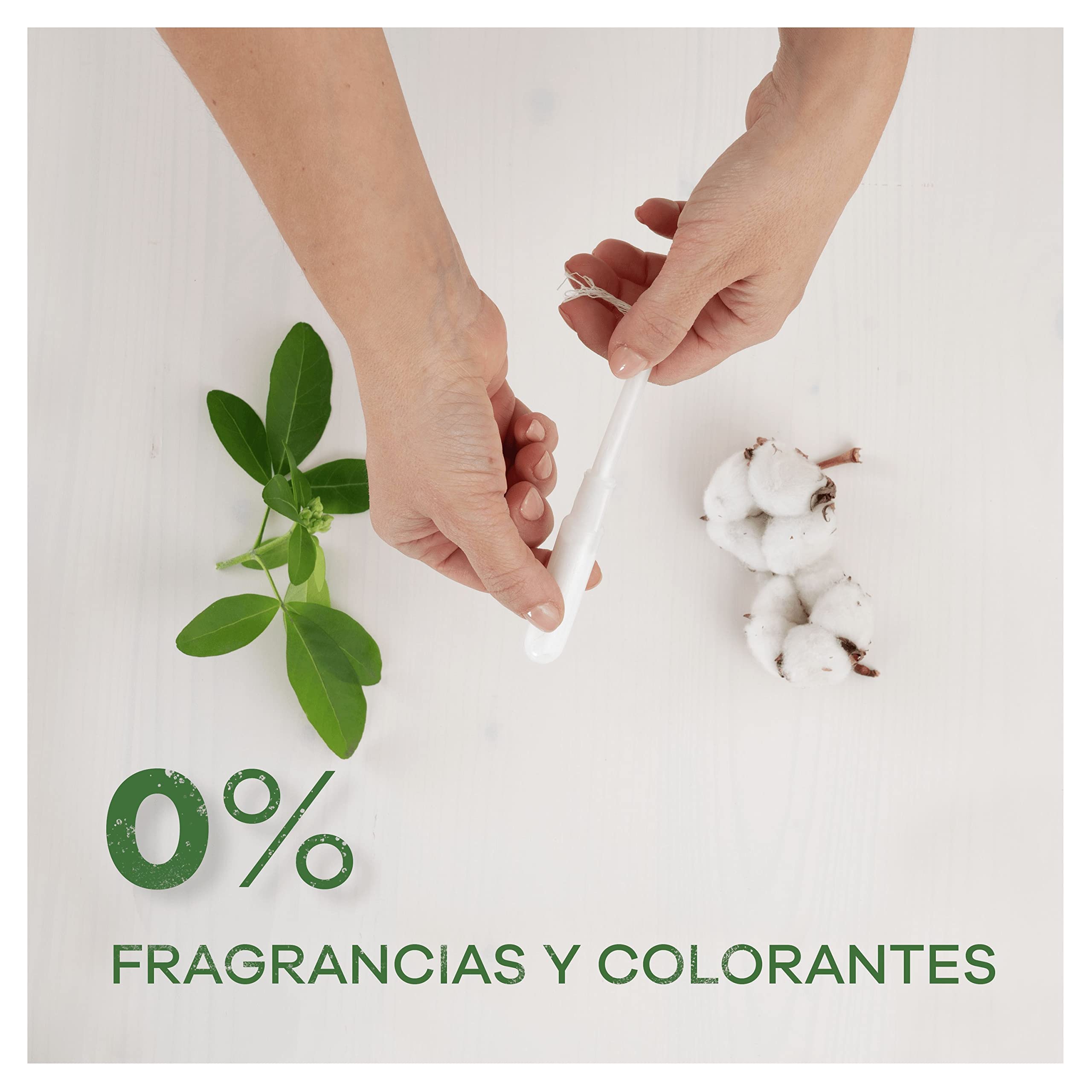 Tampax Tampones Cotton Protection Super Con Aplicador, Pack de 56, Tampones De Algodón Orgánico De Tampax