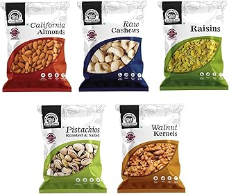 Wonderland Foods 500g (100g X 5) Dry Fruits Combo of Pistachios, Almond, Cashew, Golden Raisins & Walnut Kernel 100g Each
