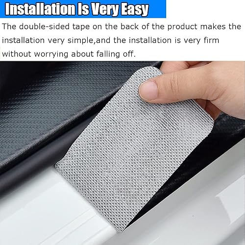 Miniatura 5 de Kakash Accesorios interiores personalizados para Mazda CX-50 2023 2024 borde de cuero para umbral de puerta de automóvil, 4D de fibra de carbono