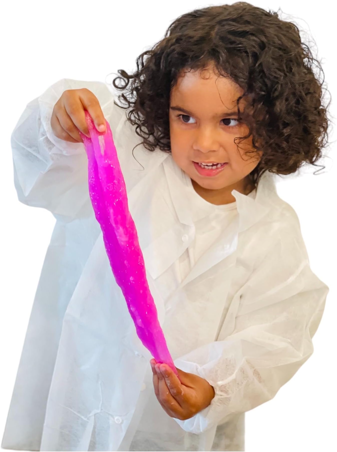 AQT LLC Disposable Lab Coats for Kids, 12 Pack Kids Scientist Coats