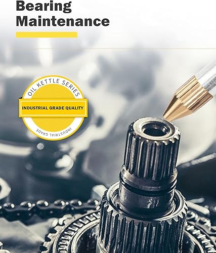 Miniatura 22 de DOWELL Bomba de pistola aceite lubricante pistola de aceite 9.5 oz 9.5 fl oz botella de plástico con caño flexible recto transparente HY050202