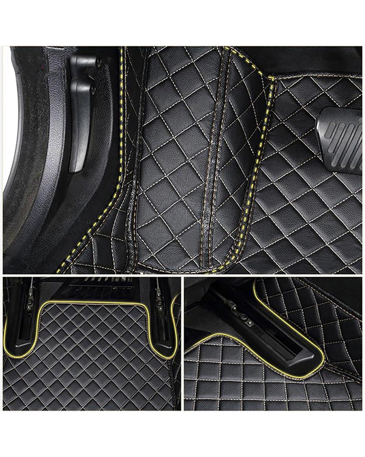 Tappetini Auto Velluto Per SEAT Ibiza 6J (dal 06/2008) - Set Completo, Antiscivolo - 3