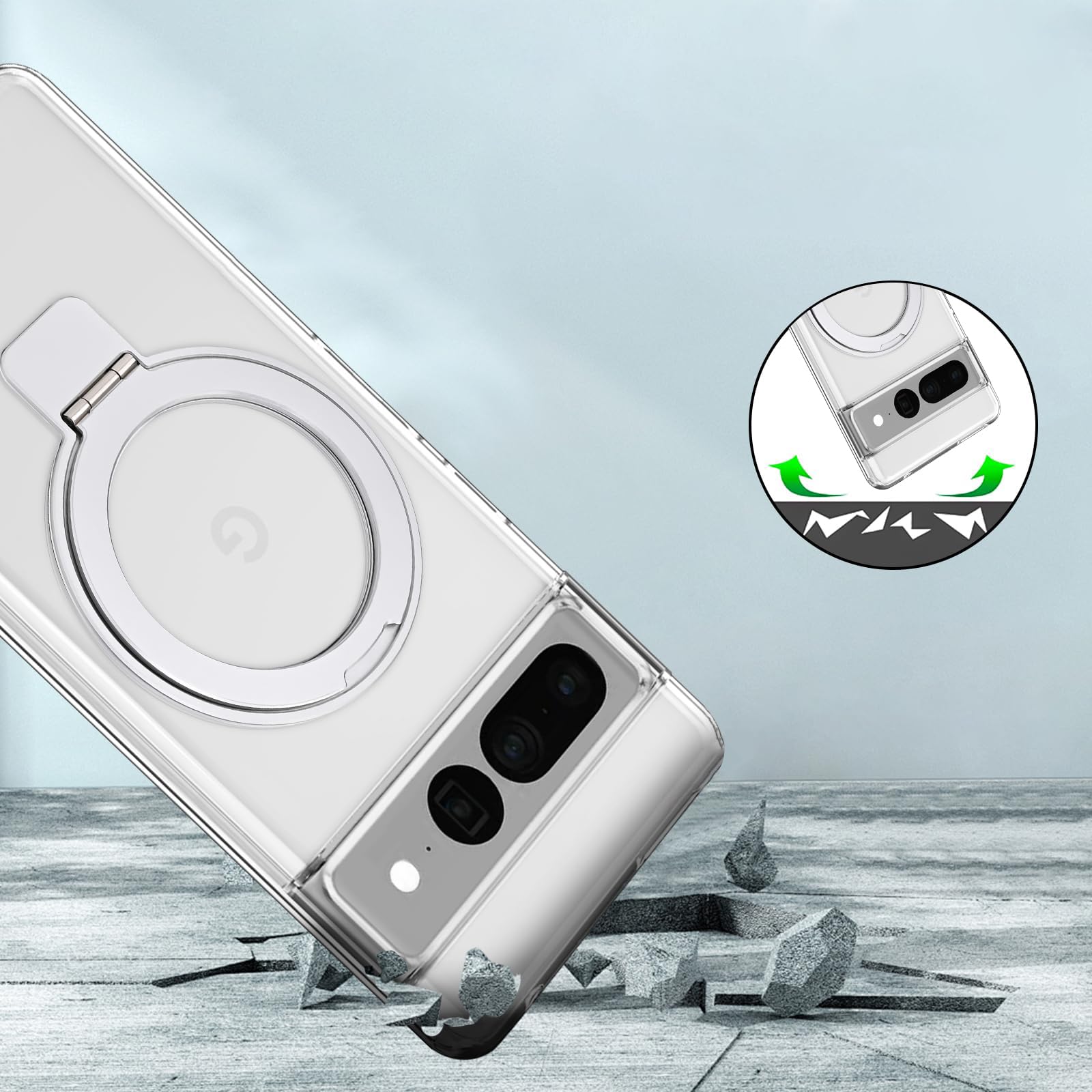 Amazon.co.jp: Google Pixel 7 pro ケース MagSafe対応 マグネット搭載 
