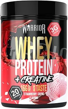 Warrior Whey Protein Plus Creatine 500g High Protein Muscle Recovery Shake