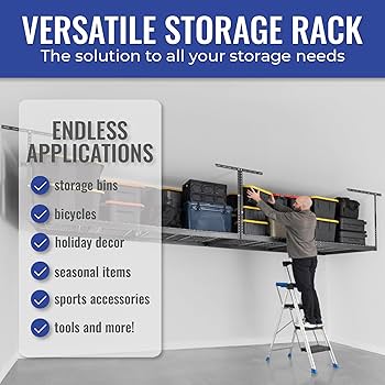 Amazon.com: SafeRacks Heavy Duty Overhead Garage Storage