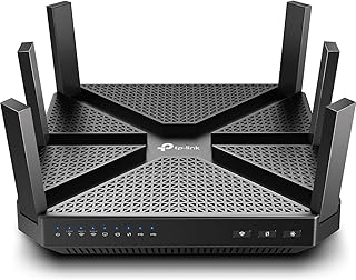 TP-Link AC4000 Smart WiFi Router - Tri Band Router , MU-MIMO, VPN Server, Antivirus/Parental Control, 1.8GHz CPU, Gigabit,...