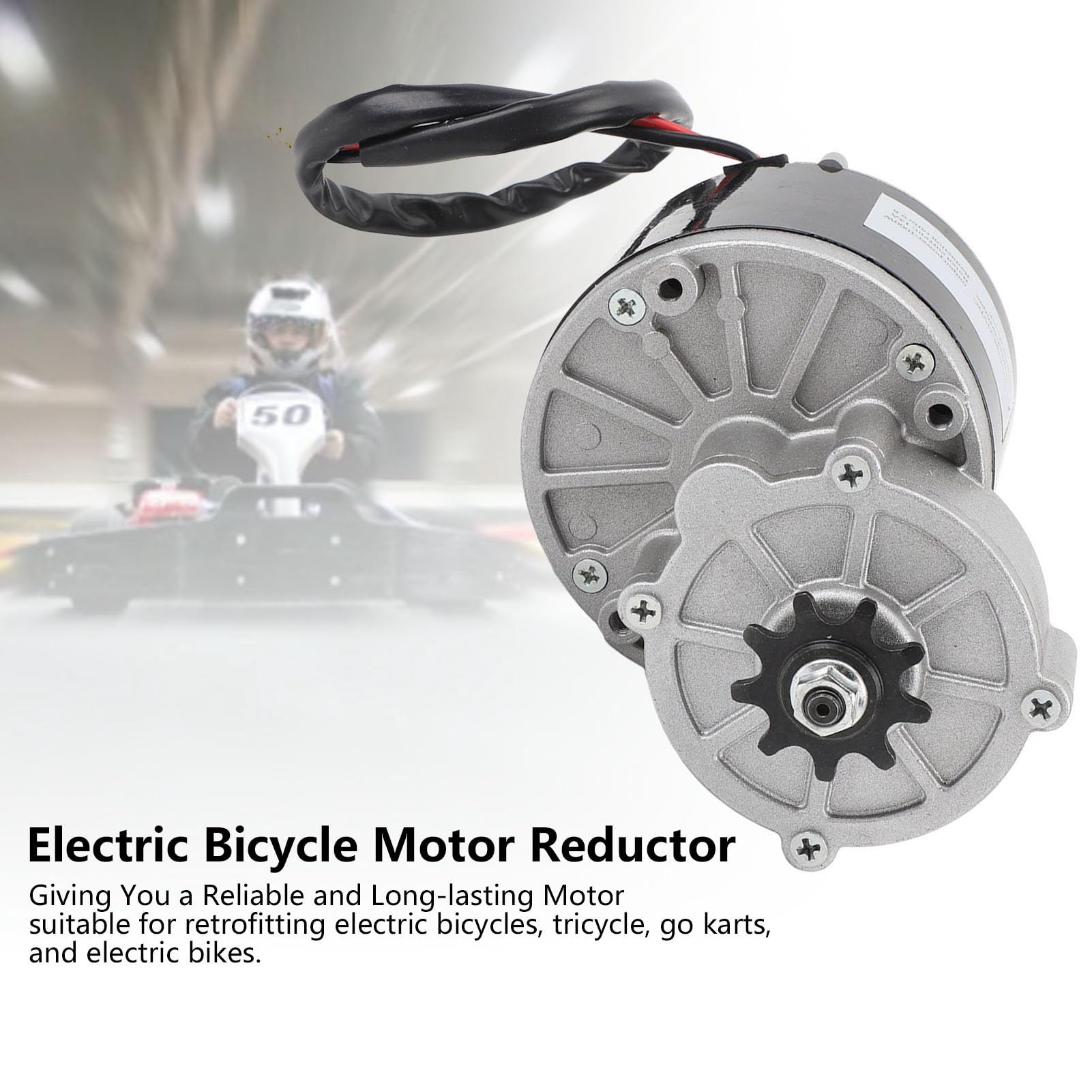 Motore Bicicletta Elettrica,Potente 1000W Silenzioso con Riduttore Alluminio,Motore Elettrico per Commuting Città Viaggi Quotidiani Ricreazione Familiare