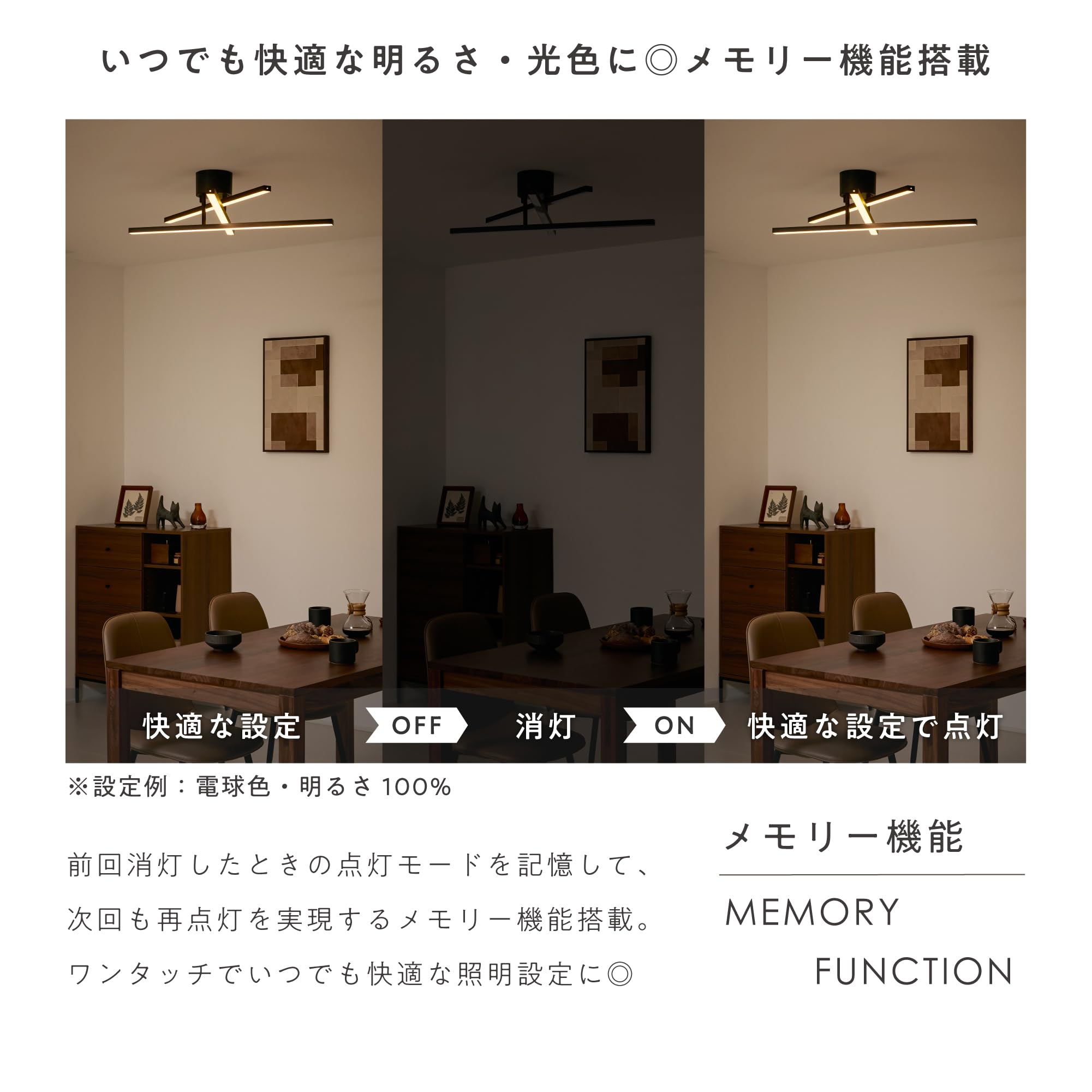 Amazon.co.jp : VENTOTA LEDシーリングライト 3灯 調光調色 リモコン