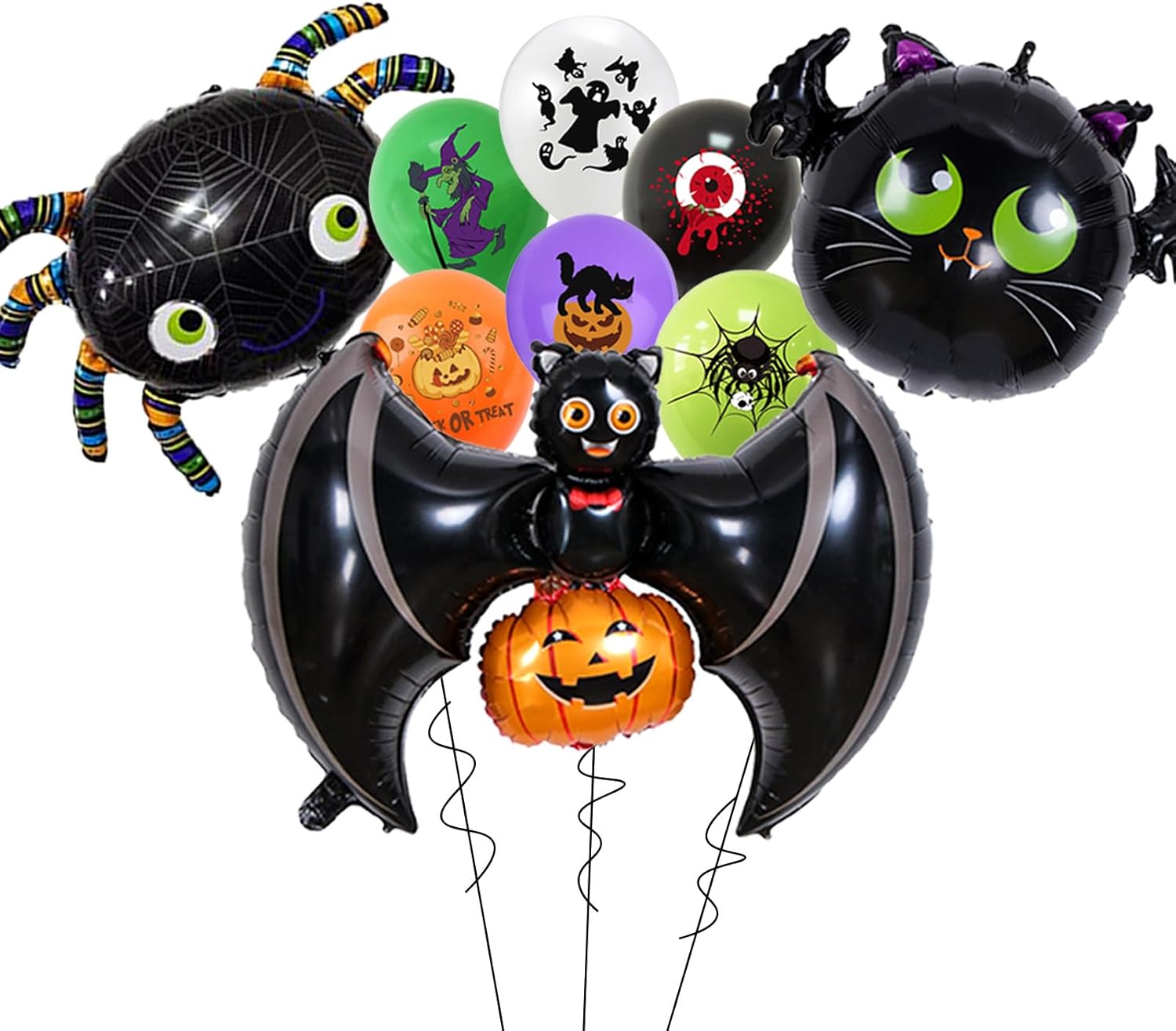 Halloween Balloon Kit Pumpkin Skulls Spider Balloon For Halloween Party Decorations Supplies