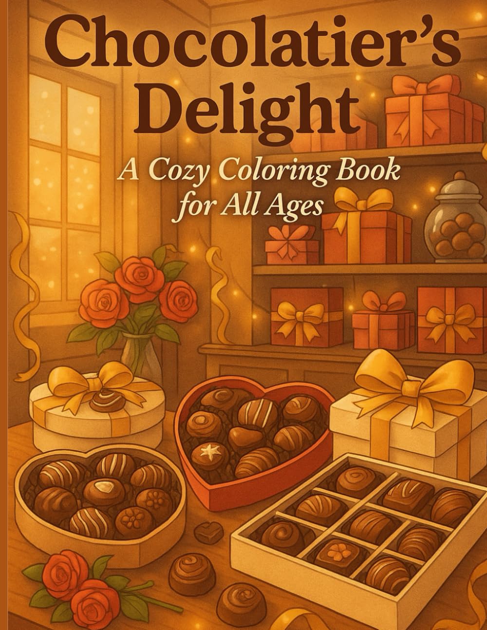 Chocolatier’s Delight:: A cozy coloring book for all ages