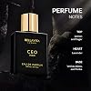 Bellavita Luxury CEO MAN Eau de Parfum | 100 ml | Perfume para hombre | Eau de Parfum de larga duración con notas frescas, amaderadas y especiadas para uso diario y ocasiones especiales. 3