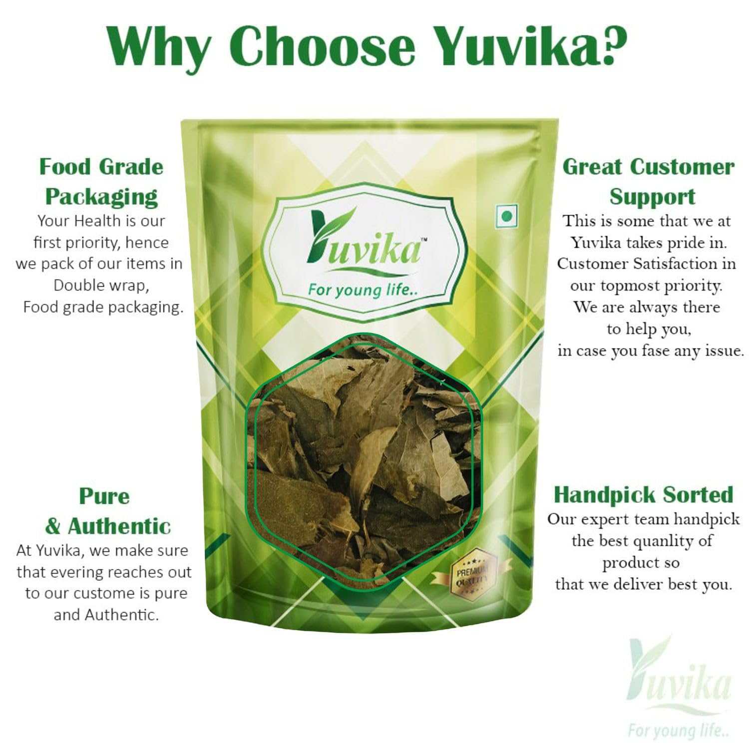 Yuvika Prishnaparni - Prishna Parni - Prisht Parni -Hedysarum Pictum - Uraria Picta 200 Grams 1