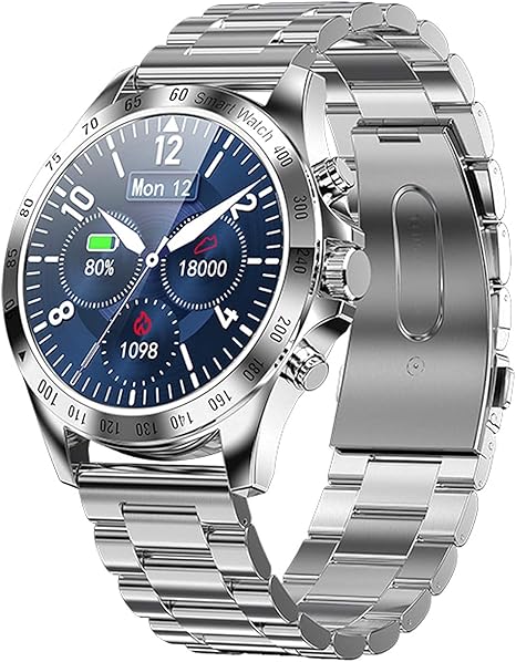 Amazon Co Jp スマートウォッチ メンズ 21 スマート腕時計 Ios Android対応 スポーツ活動量計 万歩計 Bluetooth同期 着信通知 Snsメッセージ通知 Line Facebook Sms Diy文字盤 アラーム 遠隔撮影 音楽制御 防水 座りがち提示 腕を上げて点灯 日本語説明書付き シルバー