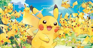 Pokemon Card Game Rubber Playmat Pikachu Large Collection