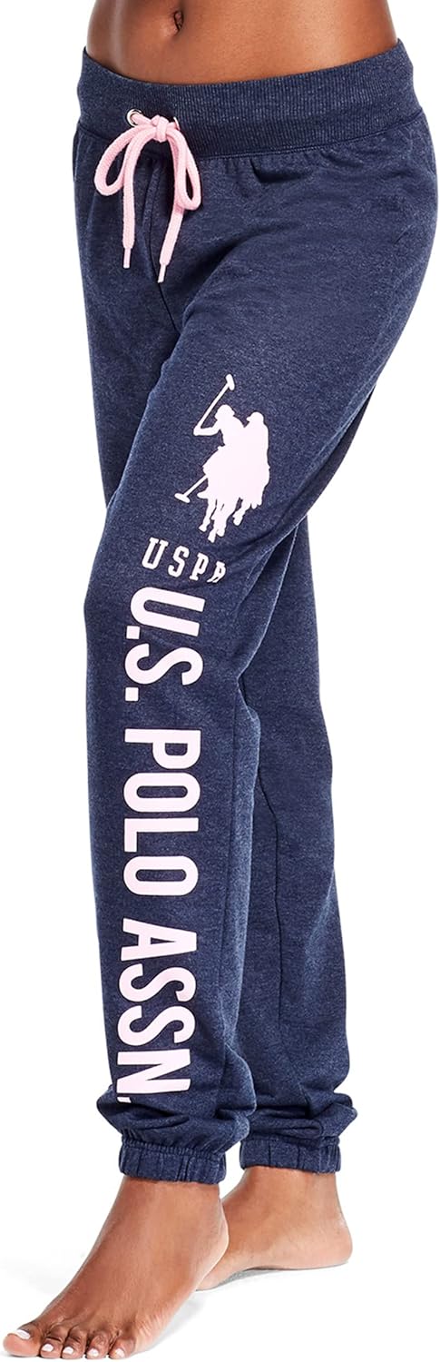 U.S. Polo Assn. Women's French Terry Jogger Sweatpants, Valentines Gifts for Her - Image 2