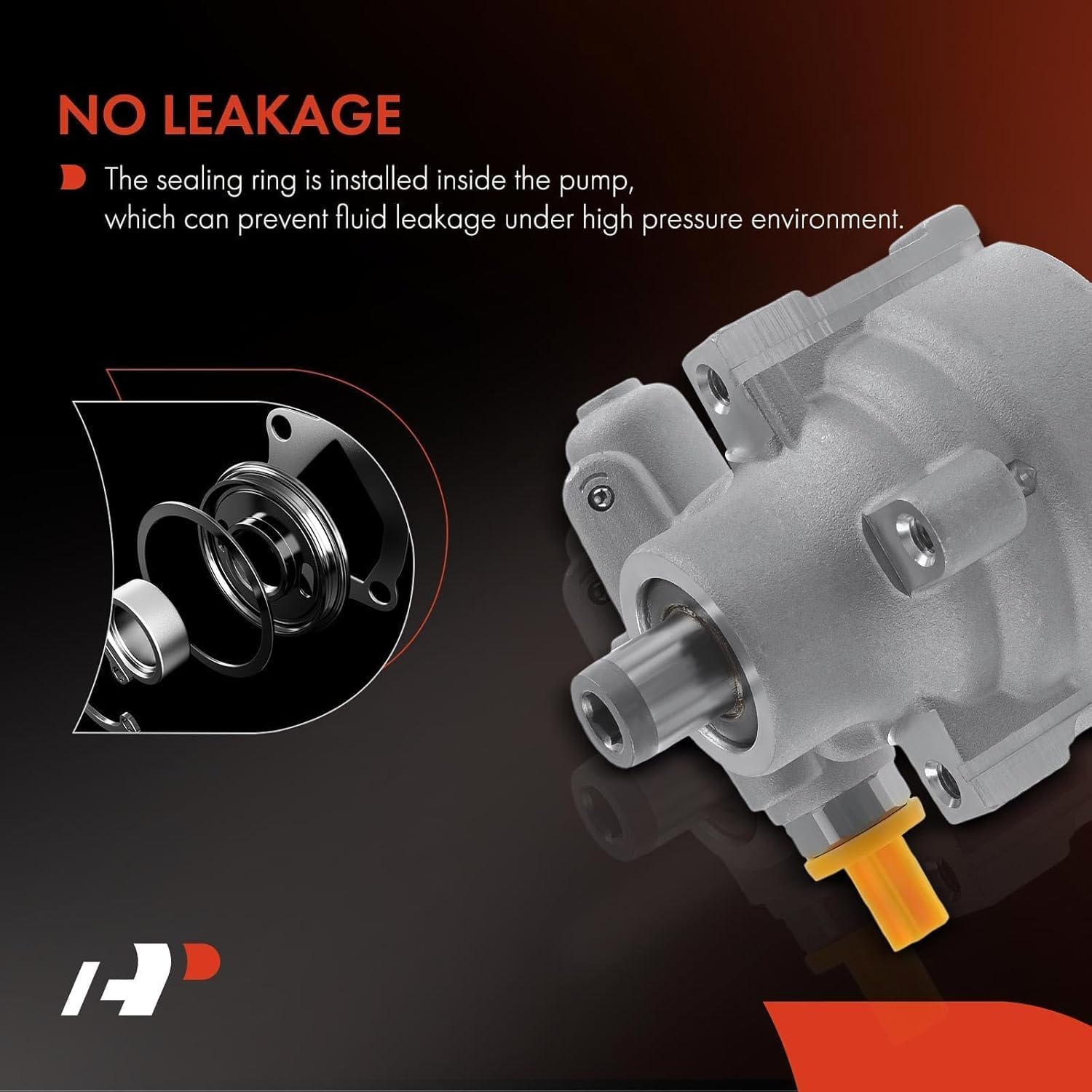 A-Premium Power Steering Pump Compatible with Saturn Vue 2008 2009, V6 3.5L