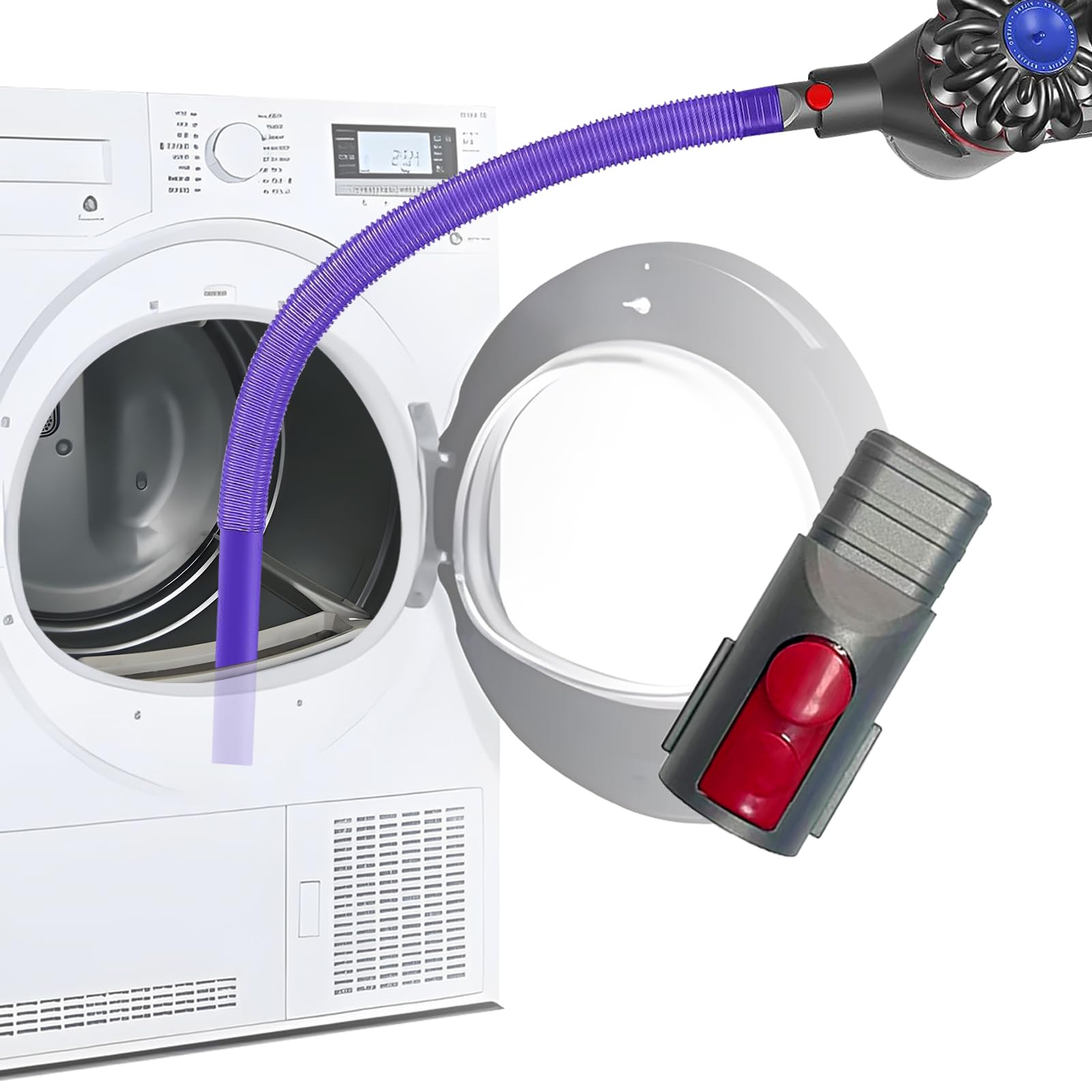 Amazon.com: Dryer Vent Cleaning Kit for Dyson V7 V8 V10 V11 V12